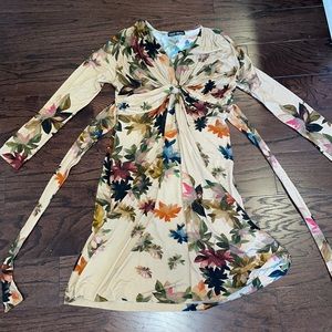 Pietro Brunelli Maternity Floral Long Sleeve Dress